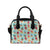 Cupcake Pattern Print Design 01 Shoulder Handbag