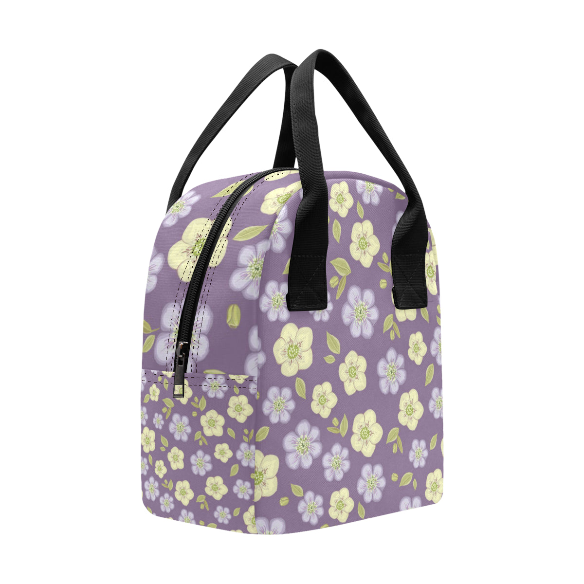 Anemone Pattern Print Design AM013 Insulated Lunch Bag