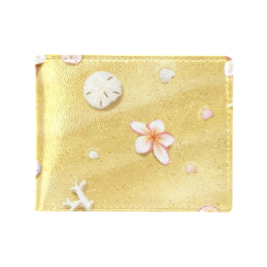 Beach Theme Print Men's ID Card Wallet