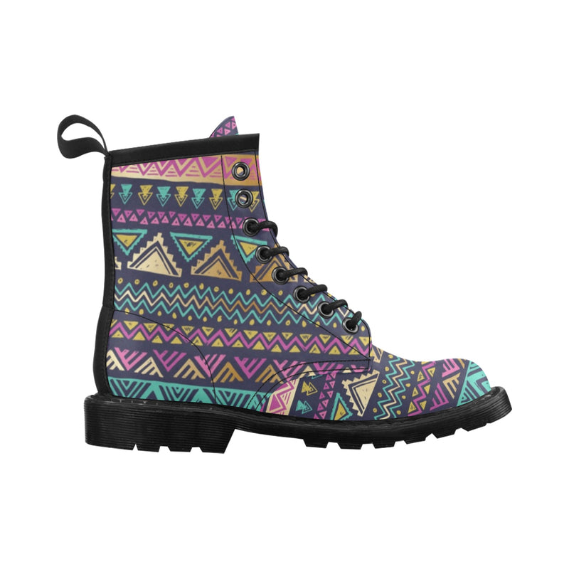 Multicolor Tribal aztec Women's Boots