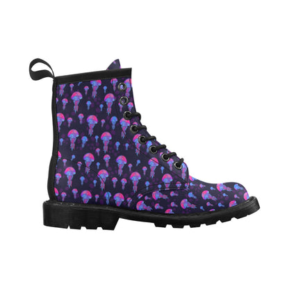 Jellyfish Neon Print Women's Boots