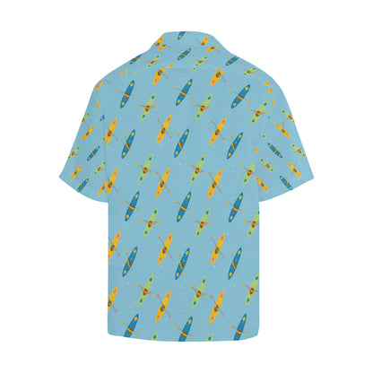 Kayak Pattern Print Design 04 Men's Hawaiian Shirt