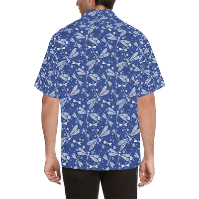 Dragonfly Pattern Print Design 03 Men's Hawaiian Shirt