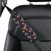 Hummingbird Pattern Print Design 04 Car Seat Belt Cover