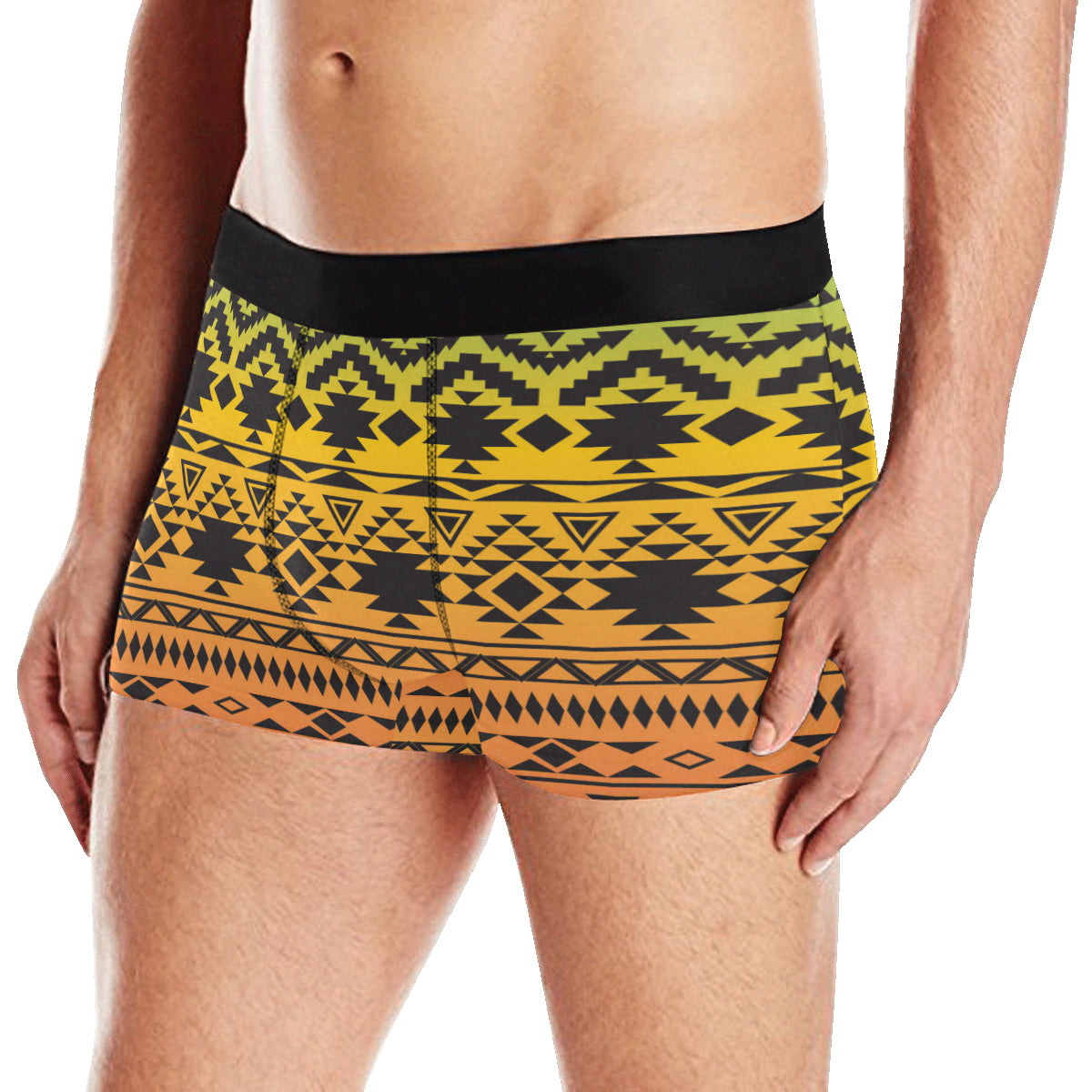Rastafarian Pattern Print Design A04 Men's Boxer Briefs