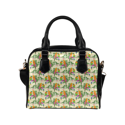 Conures Pattern Print Design 02 Shoulder Handbag