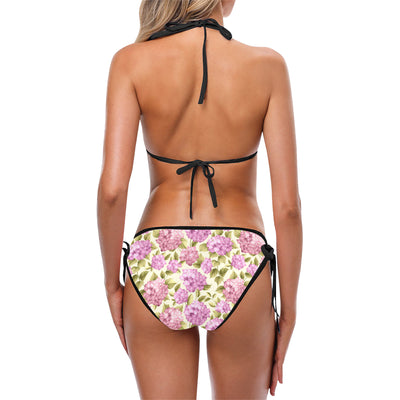 Hydrangea Pattern Print Design HD05 Bikini