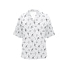 Swallow Bird Pattern Print Design 04 Women's Hawaiian Shirt