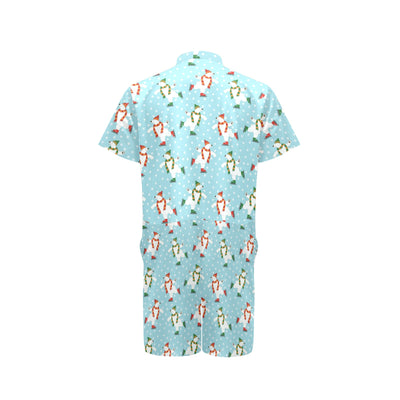 Polar Bear Pattern Print Design PB07 Men's Romper