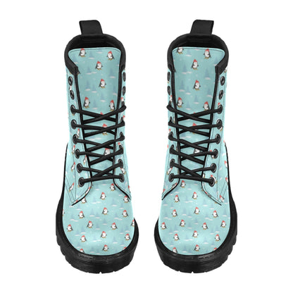 Ski Penguin Print Design LKS304 Women's Boots