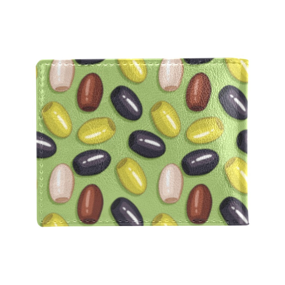 Olive Print Design LKS301 Men's ID Card Wallet