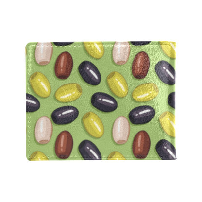 Olive Print Design LKS301 Men's ID Card Wallet