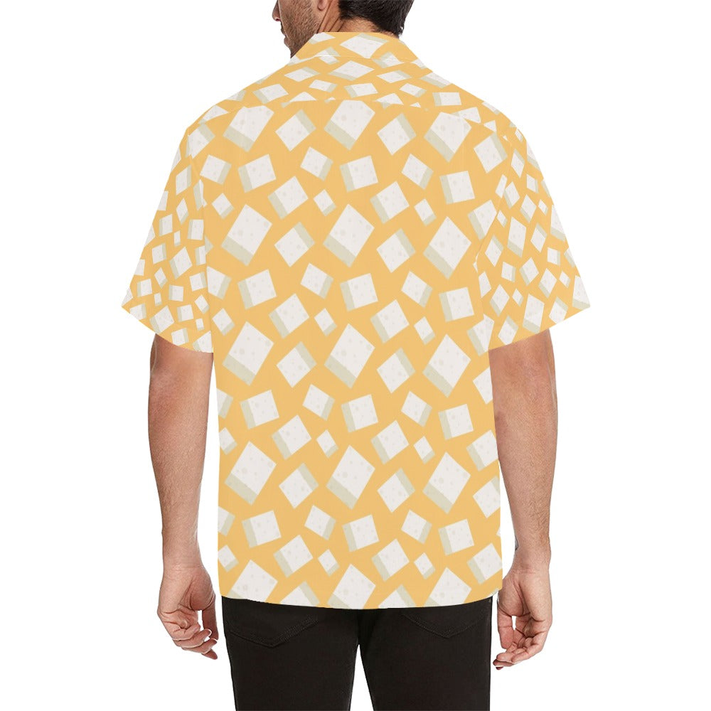 Tofu Print Design LKS302 Men's Hawaiian Shirt