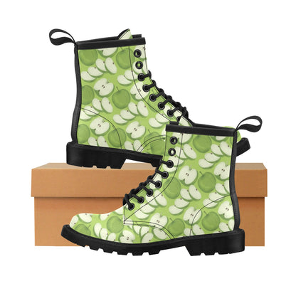 Apple Pattern Print Design AP010 Women's Boots