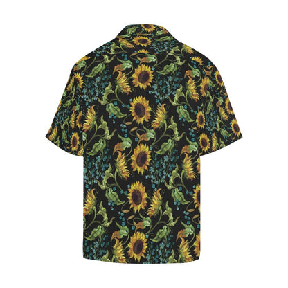Sunflower Print Design LKS308 Men's Hawaiian Shirt
