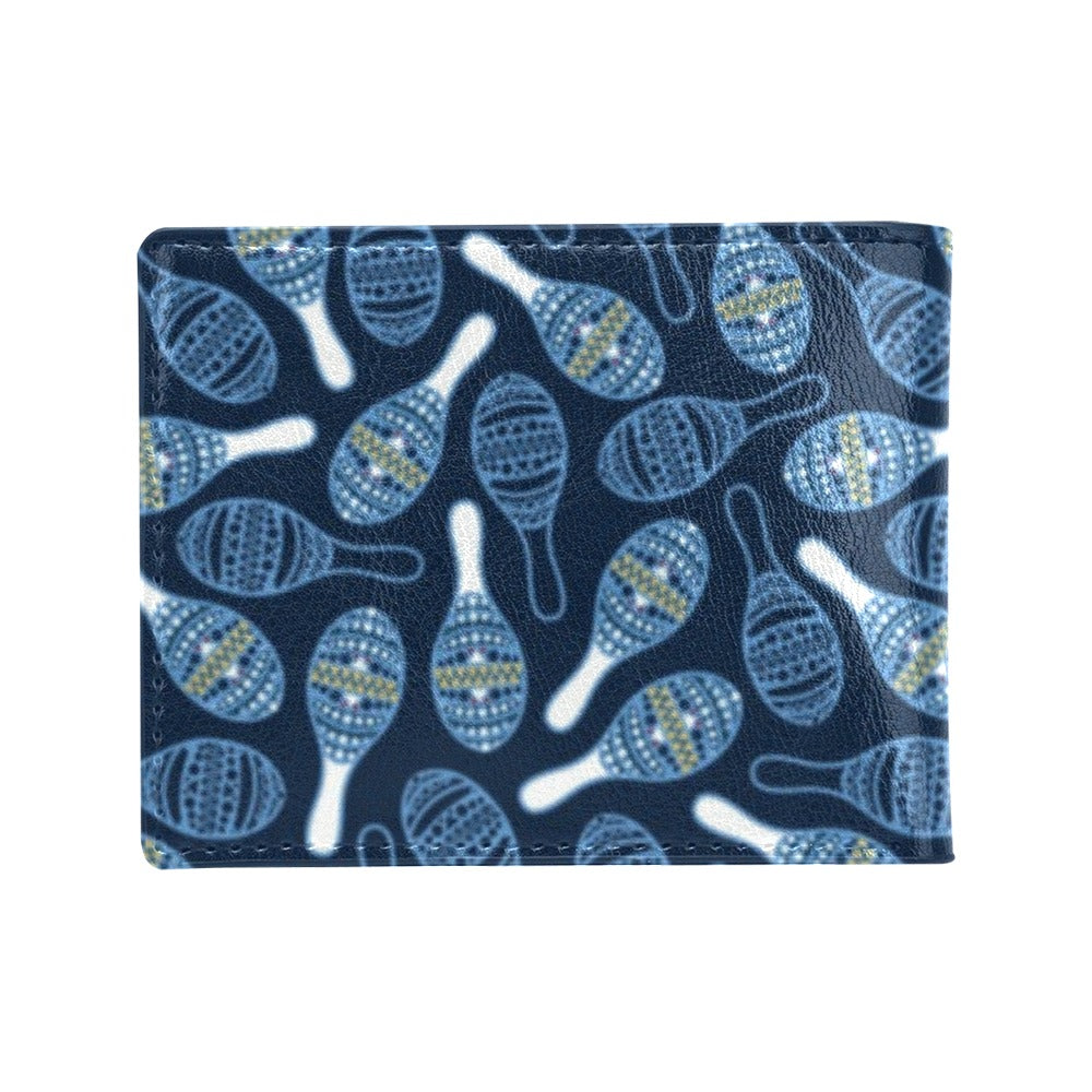 Maracas Print Design LKS401 Men's ID Card Wallet