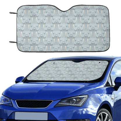Walrus Print Design LKS402 Car front Windshield Sun Shade