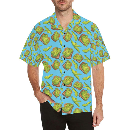 Sandwich Avocado Print Design LKS306 Men's Hawaiian Shirt