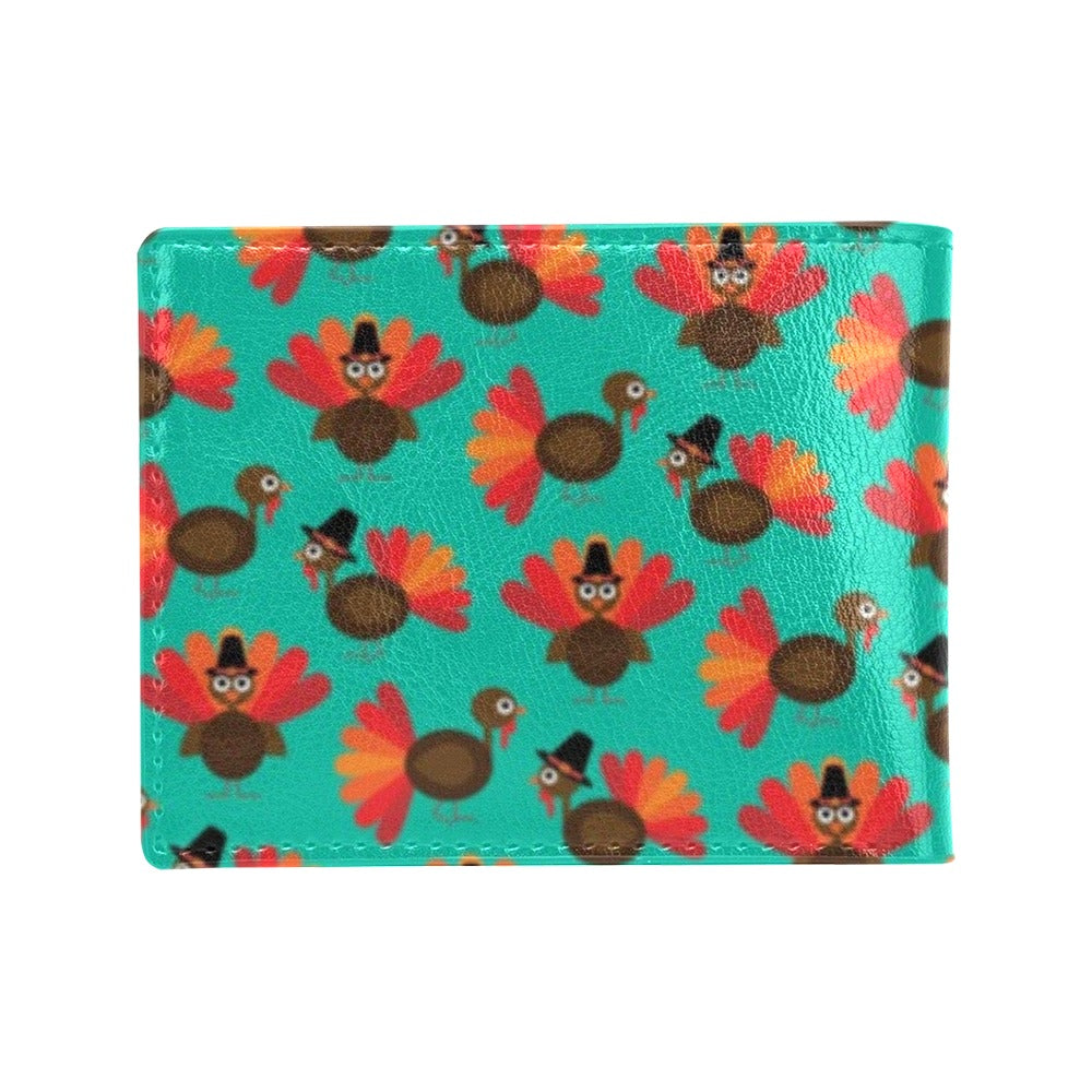 Thanksgiving Print Design LKS307 Men's ID Card Wallet