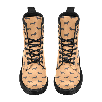 Dachshund Draw Print Pattern Women's Boots