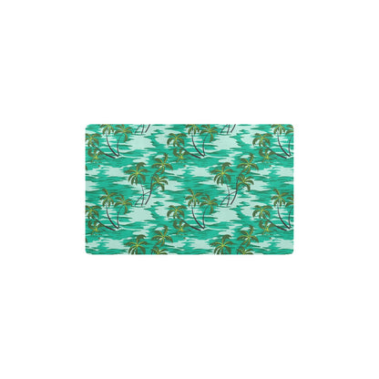 Palm Tree Pattern Print Design A01 Kitchen Mat