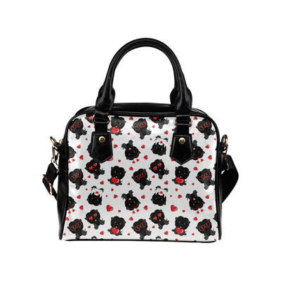 Affenpinscher Pattern Print Design 01 Shoulder Handbag