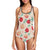 Apple Pattern Print Design AP06 Women Swimsuit