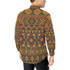 Navajo Pattern Print Design A06 Men's Long Sleeve Shirt