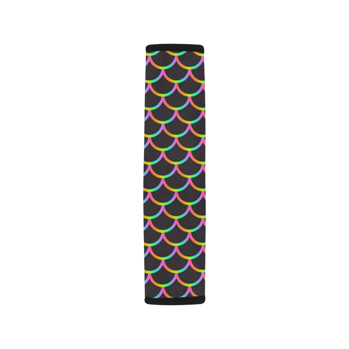 Mermaid Tail Rainbow Design Print Car Seat Belt Cover