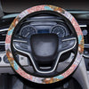 Christian Pattern Print Design 03 Steering Wheel Cover with Elastic Edge