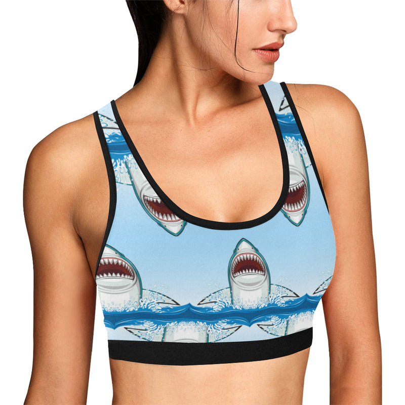 Shark Bite Sports Bra