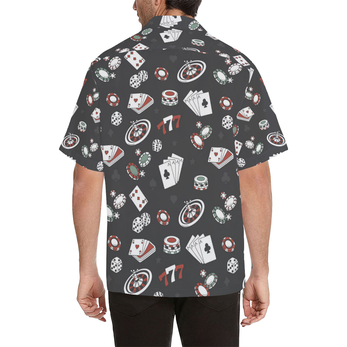 Casino Pattern Print Design 02 Men's Hawaiian Shirt