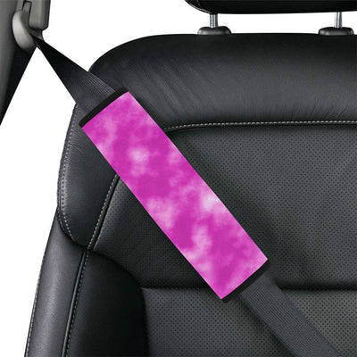 Tie Dye Pink Design Print Car Seat Belt Cover