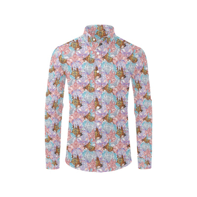 Christian Pattern Print Design 03 Men's Long Sleeve Shirt