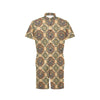 Calendar Aztec Pattern Print Design 02 Men's Romper