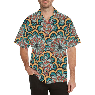 Mandala Pattern Print Design 01 Men's Hawaiian Shirt