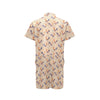 Chicken Boho Style Pattern Men's Romper