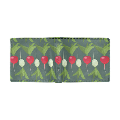 Radish Pattern Print Design A03 Men's ID Card Wallet