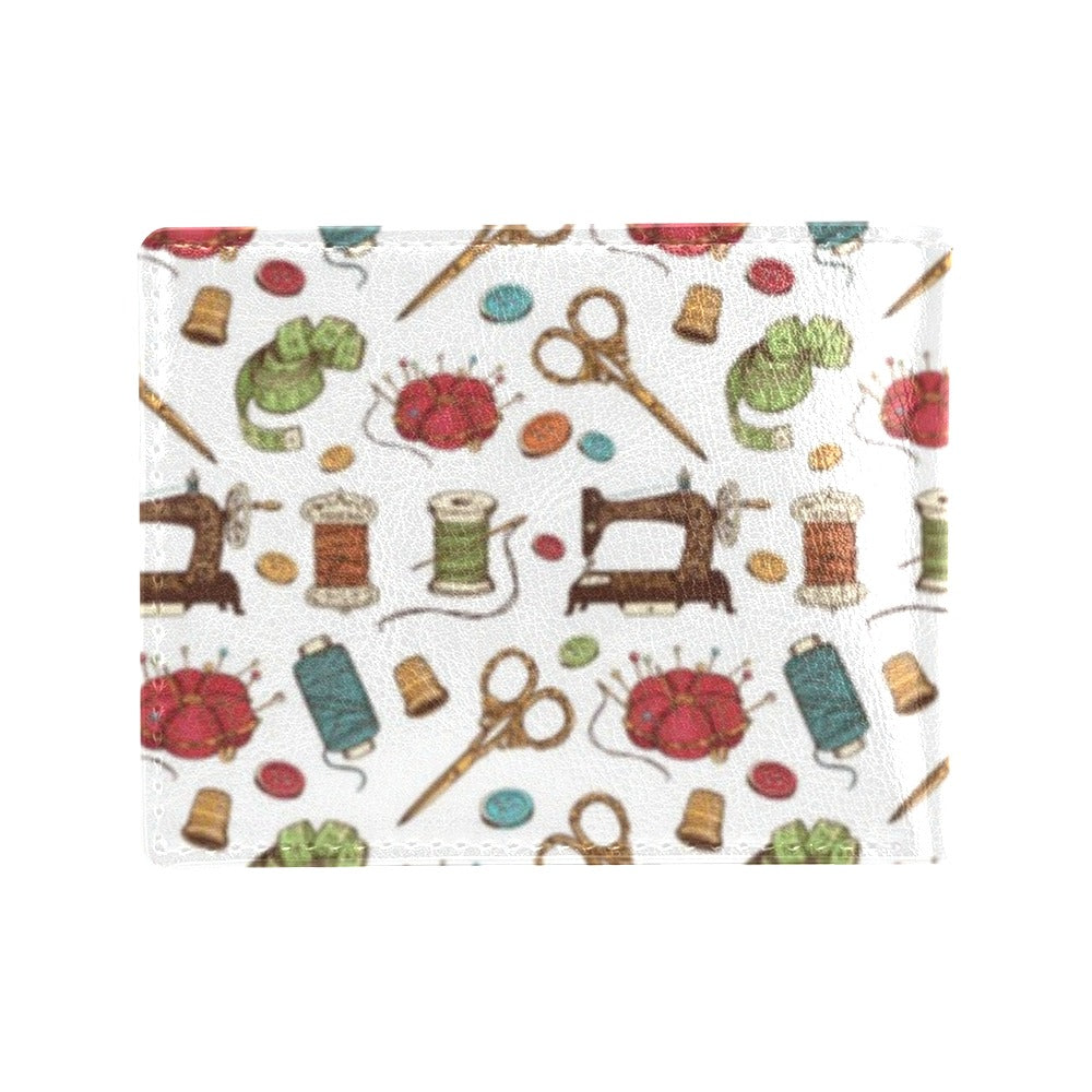 Sewing Equipment Print Design LKS304 Men's ID Card Wallet