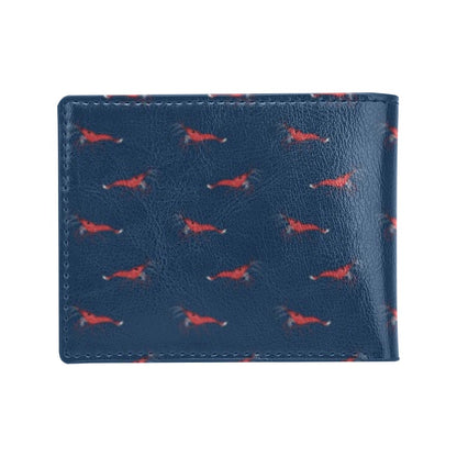 Shrimp Print Design LKS305 Men's ID Card Wallet