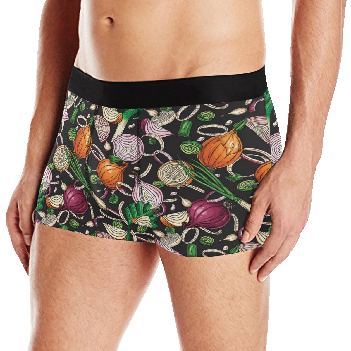 Onion Pattern Print Design A03 Men's Boxer Briefs