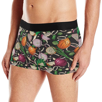Onion Pattern Print Design A03 Men's Boxer Briefs