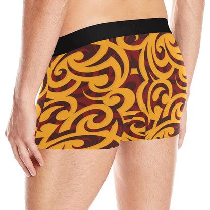 Maori Pattern Print Design 02 Men's Boxer Briefs