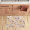 Dachshund Pattern Print Design 03 Kitchen Mat