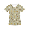 Seashell Beach Print Design LKS303 Women's  T-shirt