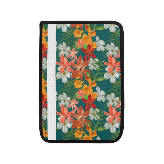 Amaryllis Pattern Print Design AL06 Car Seat Belt Cover