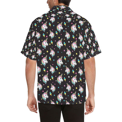 Unicorn Print Design LKS302 Men's Hawaiian Shirt