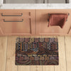 African Pattern Print Design 07 Kitchen Mat