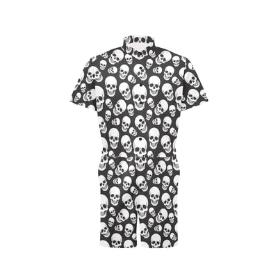 Skull Print Design LKS301 Men's Romper