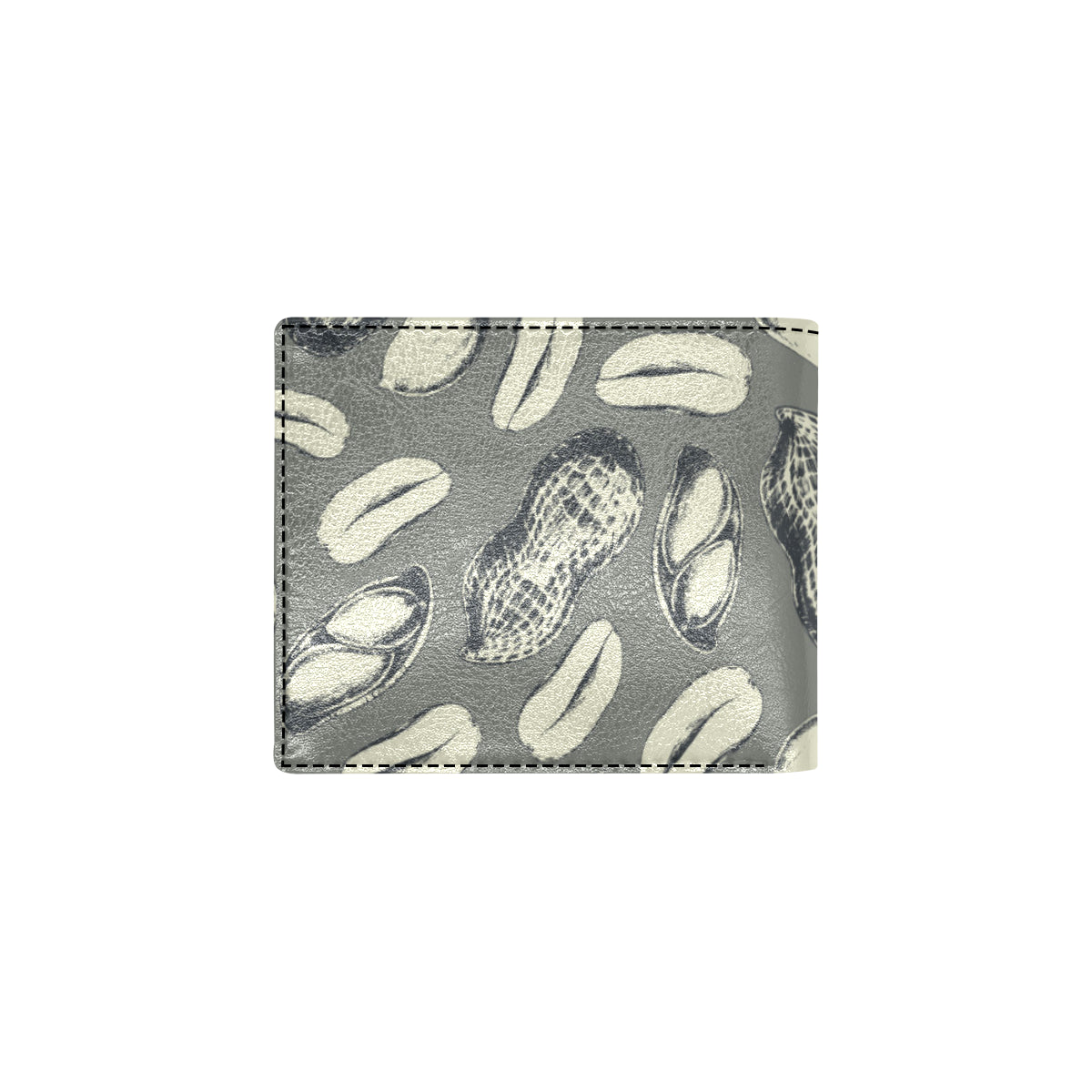 Peanut Pattern Print Design A01 Men's ID Card Wallet